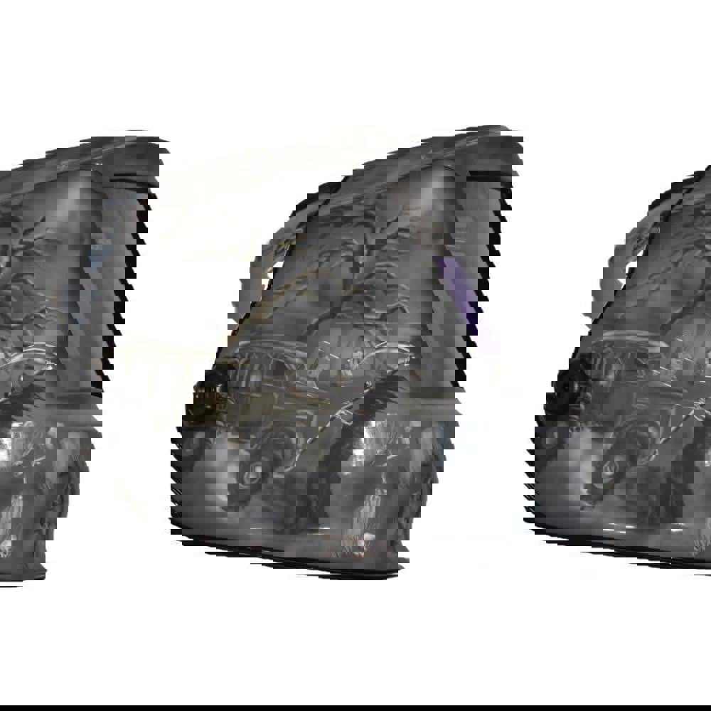 Welding Helmet: Black & Gray, Nylon, Shade 10